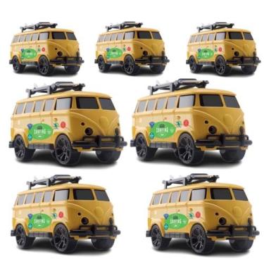 Imagem de Kit 7 carrinhos swell kombi criança orange toys