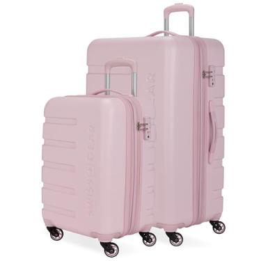 Imagem de SwissGear 7366 Hardside Mala expansível com rodas giratórias, rosa, conjunto de 2 peças (19/27), rosa, 2-Piece Set (19/27), Mala expansível 7366 Hardside com rodas giratórias