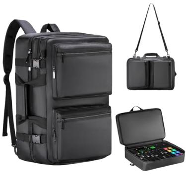 Imagem de Cxinesbag Estojo Para Mixer De Dj Compatível Com Rodecaster Pro, Pro Ii, Duo, Mochila Vários Bolsos Equipamentos, Bolsa Viagem Áudio Macia | Equipamento Podcast 2