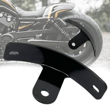 Imagem de Suporte de suporte lateral para placa de carro traseiro curvado para Harley Davidson Sportster 48 72 Iron 883 1200 Nightster Roadster 1993-