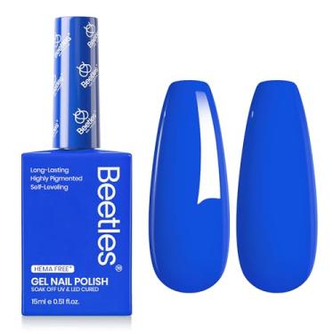 Imagem de beetles Gel Polish Esmalte Em Azul Beetles, Sem Hema De 15 Ml, Abyss Halo Soak Off, Lâmpada Led Uv, Arte, Garrafa Colorida, Presentes Manicure Primavera Para Mulheres