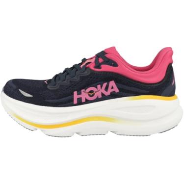 Imagem de HOKA Tênis feminino Bondi 9, Varsity Navy/Nautical Dusk, 36