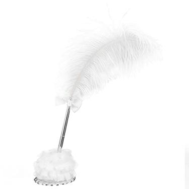 Imagem de Pssopp Cenas de Assinatura de Penas Com Suporte para Casamento e Eventos, Design Animado de Imagem, Caneta de Primavera para Cargo, Branco