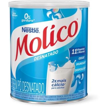 Imagem de Leite em Pó Desnatado Instantâneo, 280g, Rico em Vitaminas e Minerais
