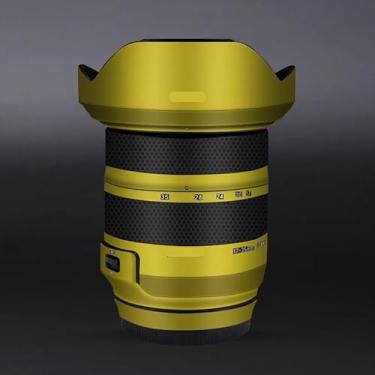 Imagem de Skin Lens Camera Skin Wrap Vinil Adesivo de Proteção Acessórios de Fotografia para Tamron 17-35 mm F2.8 adequado para Canon EF Mount 17-35 F 2.8 (ouro metálico)