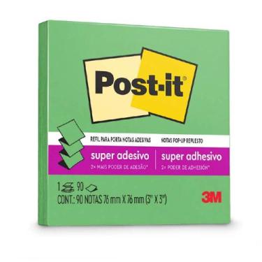 Imagem de Refil Post-it Pop Up 90 Fls 76x76 Mm Verde Limão - 3m