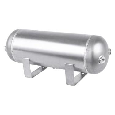 Imagem de ZHSYMX 12 litros (12 litros) 5 portas tanque de armazenamento de ar comprimido tanque receptor de ar para suspensão de ar carro trem caminhão buzina prata