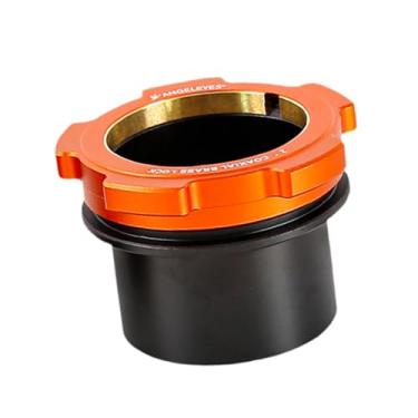 Imagem de MotiveTech Interface de travamento coaxial Acessórios astronômicos Compacto Fácil de instalar Adaptador de substituição resistente para telescópios 8Sec8, Laranja