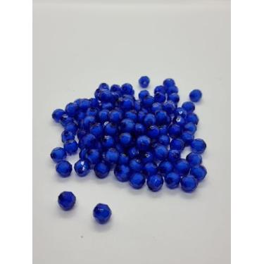 Imagem de Missanga sextavada 8mm com miolo para Customizar Terço Pulseiras e Col