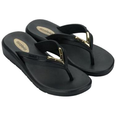 Imagem de Sandalia de salto azaleia cloe feminina 19306, Preto, 38