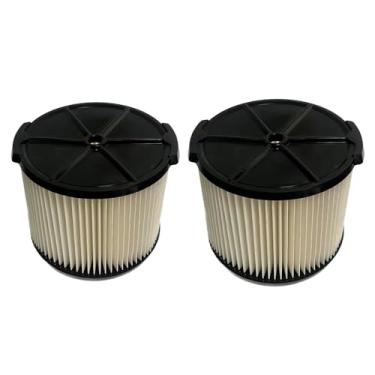 Imagem de 2 PACOTES Ruiqiwei WS11045F 1 camada cartucho HEPA filtro padrão compatível com peças de aspirador de pó molhado/seco WORKSHOP 3 a 4,5 galões