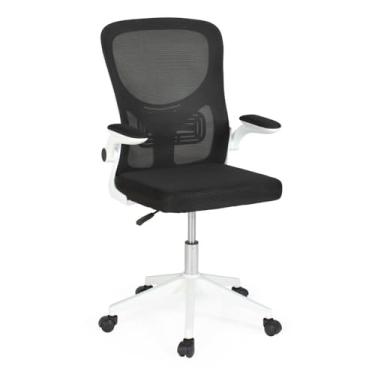 Imagem de Cadeira de Escritório Mônaco Plus em Tela Mesh com Base Giratória e Regulagem de Altura - Preto