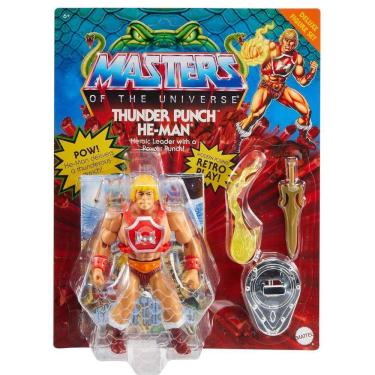 Imagem de Boneco Master of Universe Thunder Punch He-man 14cm GVL75 Mattel