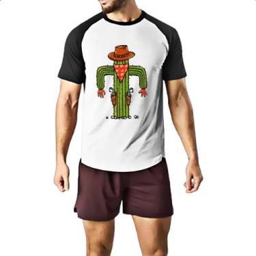 Imagem de Camiseta Raglan Cacto cowboy - Alearts, M