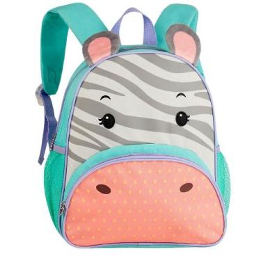 Imagem de Mochila De Costas Infantil Clio Pets CP3403D, Zebra