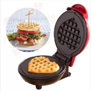 Imagem de Forma Máquina De Fer Waffle Grill Panqueca Elétrica 110V - Sweet Home