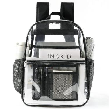 Imagem de Mochila transparente USPECLARE Heavy Duty à prova d'água para escola