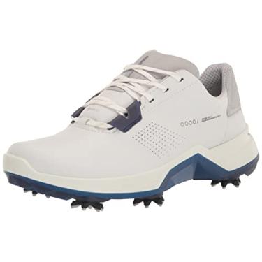 Imagem de ECCO Tênis de golfe masculino Biom G5 Gore-tex à prova d'água, Profundidades brancas/azuis, 11-11.5