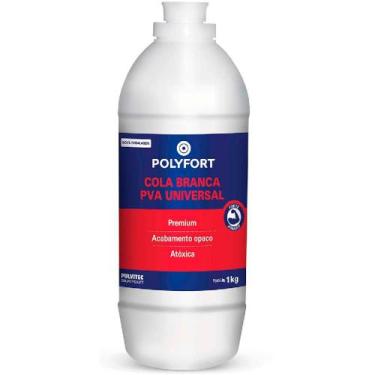 Imagem de Cola Branca PVA Universal Multiuso 1kg - Pulvitec