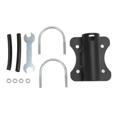 Imagem de Adaptador de montagem no posto de pólo de satélite Antena de aço inoxidável Antena externa U Suporte de grampo parafuso para V2 para Internet Kit Satellite
