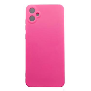 Imagem de Capa Capinha Compatível Com Samsung Galaxy a06 A065 tela 6.7 Silicone Aveludada Premium Rosa