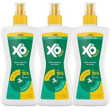Imagem de Kit 3 Repelente XO Inseto Deet 200ML SPRAY 10H de Proteçao - Cimed