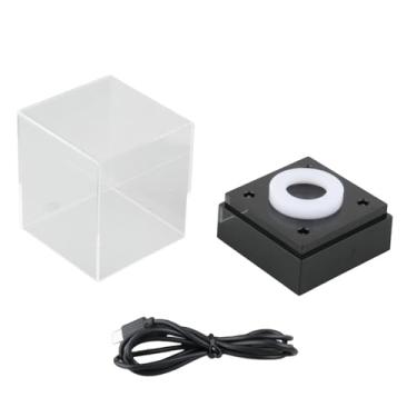 Imagem de Fenteer Estojo de beisebol com LED para exibição de softball, protetor transparente à prova de poeira e multiuso para tênis e esportes