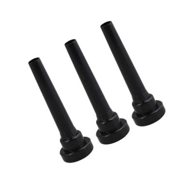 Imagem de TUOREN Conjunto de 3 peças de bocal de trompete de plástico 3C 5C 7C peças de substituição para jogadores profissionais iniciantes