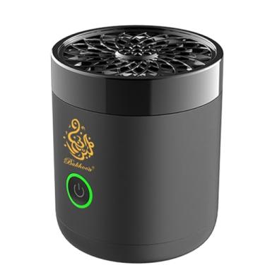 Imagem de MIRCTRI Mini queimador elétrico portátil Bakhoor – Queimador de incenso elétrico com temporizador – Queimador de incenso eletrônico Bakhoor recarregável por USB – Queimador Bakhoor árabe para casa