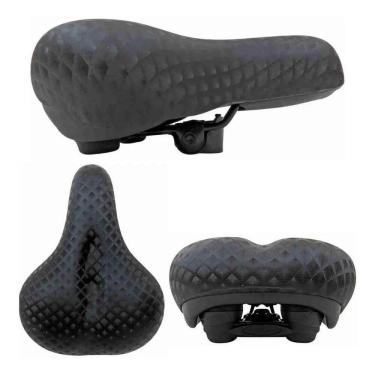 Imagem de Selim Super Preto Confortável Duas Molas Para Bicicleta Bike