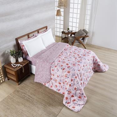 Imagem de Edredom Afeto 400 Fios Super King 01 Peça 100% Poliéster - Flora