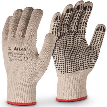 Imagem de Luva De Algodão Pigmentada Extra Grande - At1303eg - Pincéis Atlas