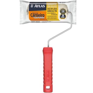 Imagem de Rolo De Lã De 12mm Mista 9cm - At228-9 - Pincéis Atlas