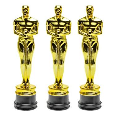 Imagem de Troféu Estatueta Oscar Dourada Hollywood Cinema Premio - OFERTA - PL
