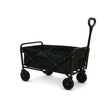 Imagem de Carrinho Dobrável Para Camping Praia Pesca De Mão Multiuso Até 120kg M