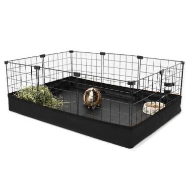 Imagem de Cercado para Porquinho da Índia 60x90cm com Bandeja Higiênica Impermeá