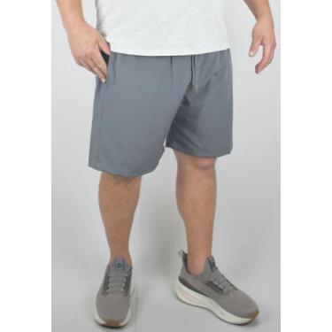 Imagem de Short Plus Size Bermuda Tactel Elastano Extra Grande - BUTU BIRU, G1, 