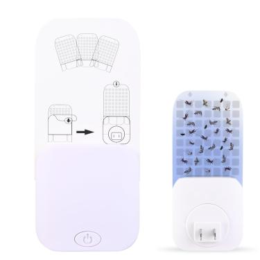 Imagem de osseph Armadilha de insetos voadores, armadilhas para moscas de frutas para ambientes internos, armadilha de luz de insetos conectada para mosquitos, moscas da fruta, mariposas, mosquitos, moscas (1