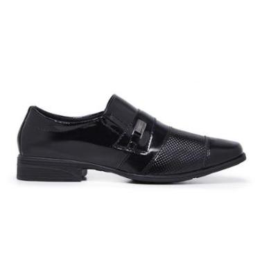 Imagem de Sapato Social Masculino Bico Fino Fivela Confortavel 834-Masculino