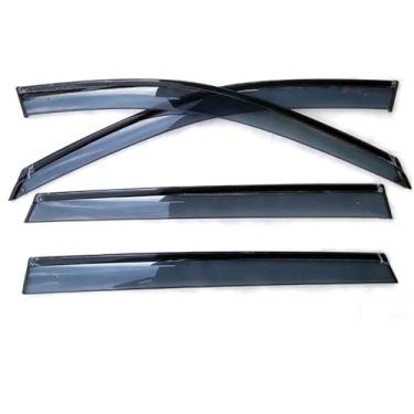 Imagem de GRJQRKHZ Defletor de janela lateral de carro para L&and para R&Over Sport L494 2014-2020 Weathershied viseira de porta vento sol proteção chuva janela lateral defletores de vento