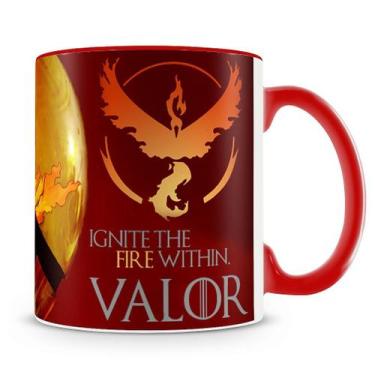 Imagem de Caneca Personalizada Time Valor Pokémon Go - Porcelana Brilhante - Amo
