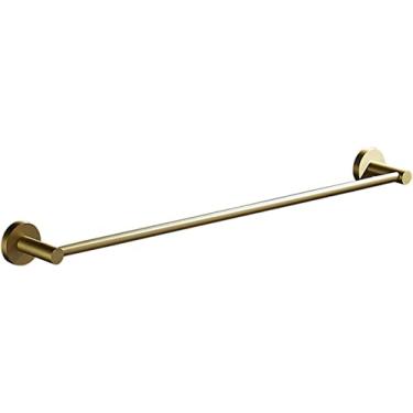 Imagem de Toalheiros, toalheiros, toalheiros, toalheiros de parede, toalheiro de banheiro, toalheiro para banheiro, latão escovado, chuveiro, mão, suporte de toalha único, cabide autoadesivo, prateleira de