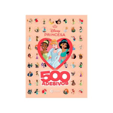 Imagem de Livro Infantil Princesas Disney 500 Adesivos — Atividades e Colorir (6+)