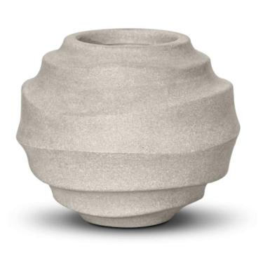 Imagem de Vaso Wave Oval 19  5,3L  Cor Cimento Nutriplan