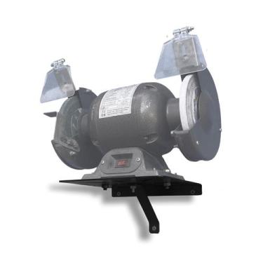 Imagem de Suporte Base Porta Esmeril Morsa Fixação Parede Oficina Versátil Refor