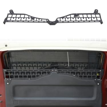 Imagem de HAPPYHORSE Painel Molle organizador de porta-malas de carro compatível com Toyot@ FJ Cruiser 2007-2021 Porta traseira e organizador de armazenamento de teto acessórios de suporte de painel Molle