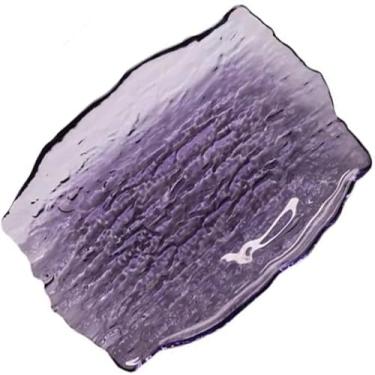 Imagem de Prato Decorativo De Tigela De Vidro Roxo Em Forma De Cristal, Pratos De Sobremesa Western Food Sck, Pratos De Doces De Frutas, Decoração De Casa Para Servir Casamento, Purple