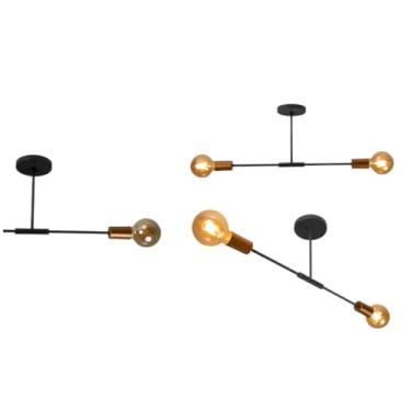 Imagem de Lustres luminárias industriais decorativas(Preto c/cobre)