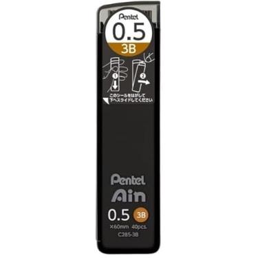 Imagem de Pentel -grafite Ain Stein 0,5mm 3 B -tubo Com 40 Grafites