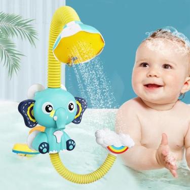 Imagem de Bomba de água automática de brinquedo de banho com aspersor de chuveir